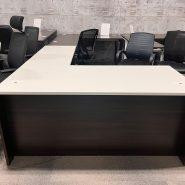 Manufacture Clearance – Icon 66 x 78 L-Shape Desk with Box/File Pedestal – Brand New
