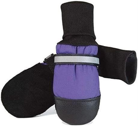 SIZE L -Muttluks Inc Fleece Lined Dog Boots, Large, Purple, Set of 4 in Accessories in Ontario