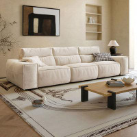 Crafts Design Trade 110.24" CreamyWhite 100% Polyester Modular Sofa