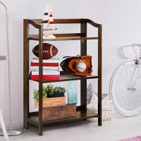 Darby Home Co Troy 36" H x 23" W Solid Wood Etagere Bookcase