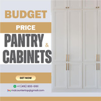 Kitchen Pantries and Cabinets at a great Price