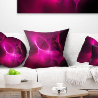 The Twillery Co. Abstract Magenta Fractal Desktop Pillow