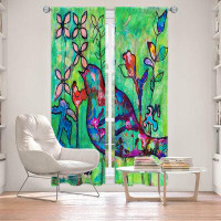 East Urban Home Lined Window Curtains 2-Panel Set For Window Size From Wildon Home® By Kim Ellery - In Love With You