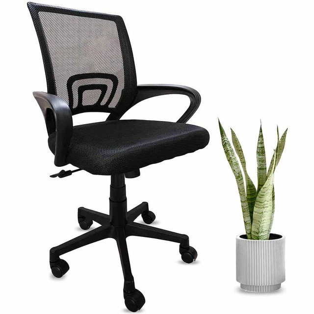 MotionGrey Mesh Series - Executive Ergonomic Computer Desk Home Office Chair with Mesh Back - Black in Chairs & Recliners