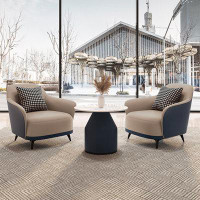 Hokku Designs Modern light luxury single sofa chair set