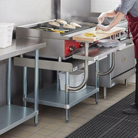 Regency 30 x 36 16-Gauge Stainless Steel Equipment Stand -undershelf - wood cutting board - 4 sizes available