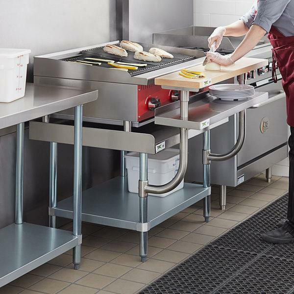 Regency 30 x 36 16-Gauge Stainless Steel Equipment Stand -undershelf - wood cutting board - 4 sizes available in Other Business & Industrial