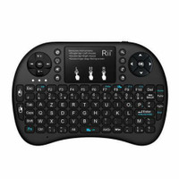 PORTABLE WIRELESS RECHARGEABLE MINI KEYBOARD WITH BACK LIGHT FOR ANDROID TV BOX,
