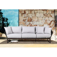 Joss & Main Izola 93'' Wide Outdoor Patio Sofa with Cushions