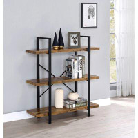 17 Stories Cole Etagere Bookcase with Metal Frame