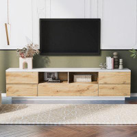 Farm on table TV stand for TVs , Media Console with Multi-Functional Storage, TV cabinet