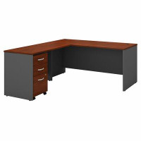 Bush Business Furniture Office 500 Collection Series C Reversible L-Shape Executive Desk