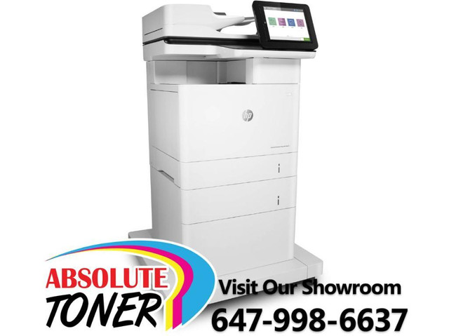 HP Laserjet Enterprise MFP M632fht Monochrome Multifunction Laser Printer Scanner Copier 65PPM REPOSSESSED in Printers, Scanners & Fax - Image 3