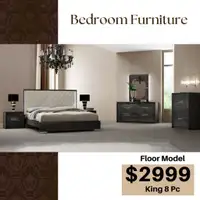 Floor Model Clearance on Bedroom Sets !! Toronto Furniture Sale !!