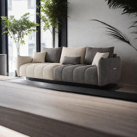 HOUZE Velvet Square Arm Modular Sofa
