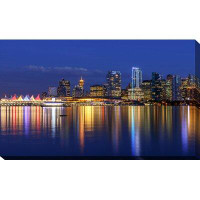 Picture Perfect International 'Vancouver Skyline' Photographic Print on Wrapped Canvas
