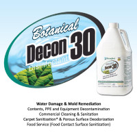 Disinfectant for Water Damage Restoration, Decontamination and Mold Remediation - Benefect Decon 30