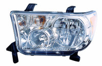 Head Lamp Driver Side Toyota Tundra 2009-2013 With Level Adjuster Capa , To2502194C