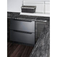Summit Appliance Summit Appliance 30" Wide 2-Drawer Frost Free Stainless Steel Cabinet and Door All-Refrigerator