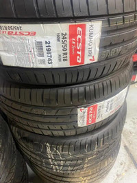 SET OF TWO BRAND NEW KUMHO TIRE ECSTA LE SPORT TIRES !!!!