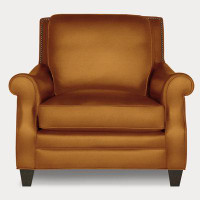 Eleanor Rigby Gabriella 41" W Genuine Leather Club Chair