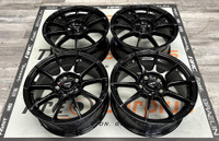 16in TSR15 Gloss Black Alloy Wheels (5x114.3)