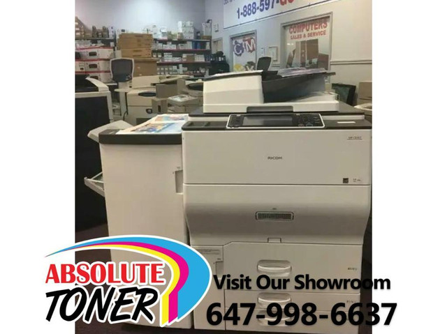 Ricoh MP C6502 Color Print Shop High Speed 65PPM Printer Copier 11x17 12x18 13x19 Finisher Production Printer Copier in Other Business & Industrial in Toronto (GTA)