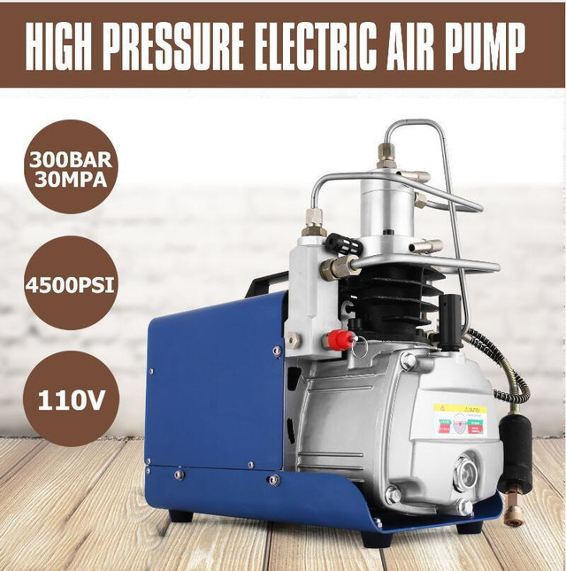 110V High Pressure Electric Air Pump 30Mpa Automatic Stop Edition #022448 in Other Business & Industrial in Toronto (GTA)