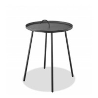George Oliver 20" X 20" X 25" Grey Side Table