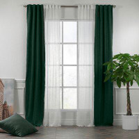 Lilijan Home & Curtain Decorative Window Curtain Each Panel