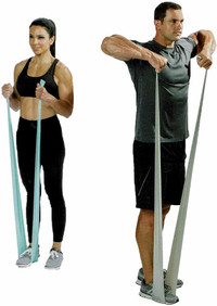 BOLLINGER SUPER FLEX EXERCISE BAND SET for Cardio, Strength, Wellness, and Slimming ---  Amazing Surplus Prices!