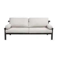 Latitude Run® Savary 73.5" Dowel Frame Bolster Patio Deep Seating Sofa