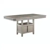 House of Hampton Modern Glam 1pc Counter Height Dining Table