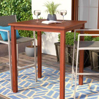 Lark Manor Gwenda Solid Wood Bar Table — Outdoor Tables & Table Components: From $99
