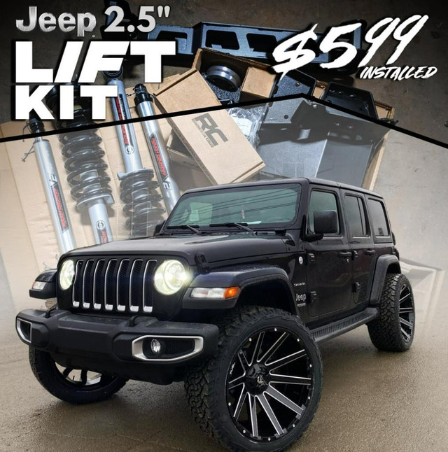 LET US LIFT YOU ~~~~~ LIFT KITS ~~~~~ LOWEST PRICES INSTALLED !!! ALL TRUCKS AND JEEPS !!! in Tires & Rims in Alberta - Image 4