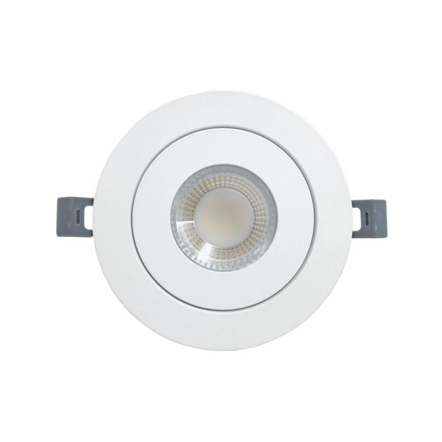 DawnRay 4 LED Slim Gimbal Round White in Electrical - Image 2
