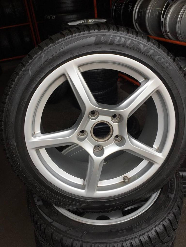 18 PORSCHE FULLY OEM STAGGERED USED WINTER PACKAGE ON DUNLOP SO WINTER SPORT 3D N0 235/45R18 265/45R18 TREAD 95% in Tires & Rims in Ontario - Image 2