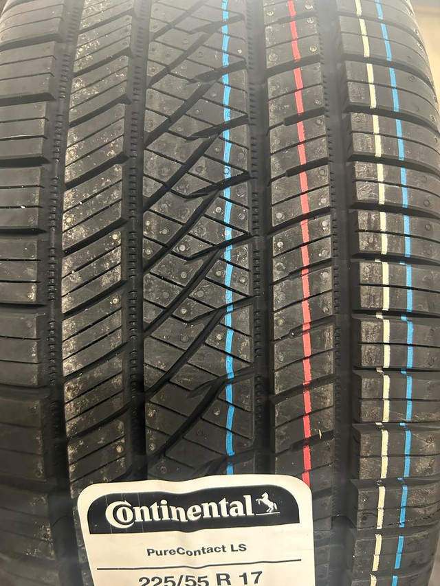 4 Brand New Continental Pure Contact LS 225/55R17 tires. All Season tires $70 REBATE!!! *** WallToWallTires.com *** in Tires & Rims in Ottawa / Gatineau Area - Image 3