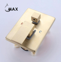 Shower Valve Two Functions Brushed Gold