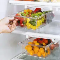 Sorbus Sorbus Pull Out Fridge Drawer - Attachable Deli Drawer - Adjustable Refrigerator Storage Bin - Clear Plastic Kitc