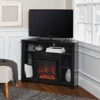 Darby Home Co Kneeland TV Stand for TVs up to 50" with Electric Fireplace Included