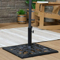 Darby Home Co Romig Heavy Duty Cast Iron Free Standing Umbrella Base