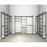 Martha Stewart California Closets® The Everyday System™ Walk In 3 Drawer, Hanging & Storage