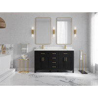 Latitude Run® Adeyne 60" Double Bathroom Vanity Set