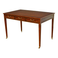Leighton Hall Furniture Hepplewhite Solid Wood Writing Desk