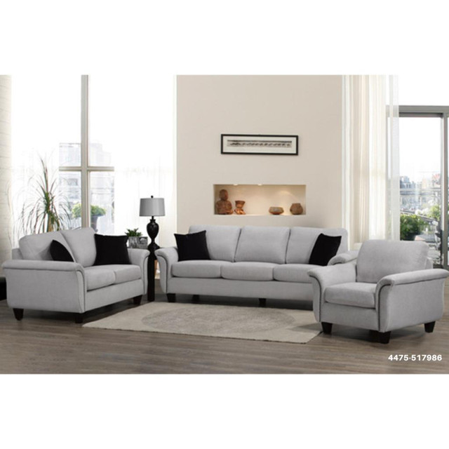 Designer 3PC Sofa Set on Huge Discount! Furniture Sale!! in Couches & Futons in Chatham-Kent - Image 4