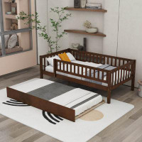 Winston Porter Twin Size Wood Daybed