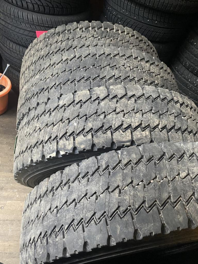 225/70/19.5 SNOW TIRES MICHELIN LOAD RANGE (G)  SET OF 4 $800.00 TAG#Q1602 (NPVGFR1180JT1) MIDLAND ON. in Tires & Rims in Ontario