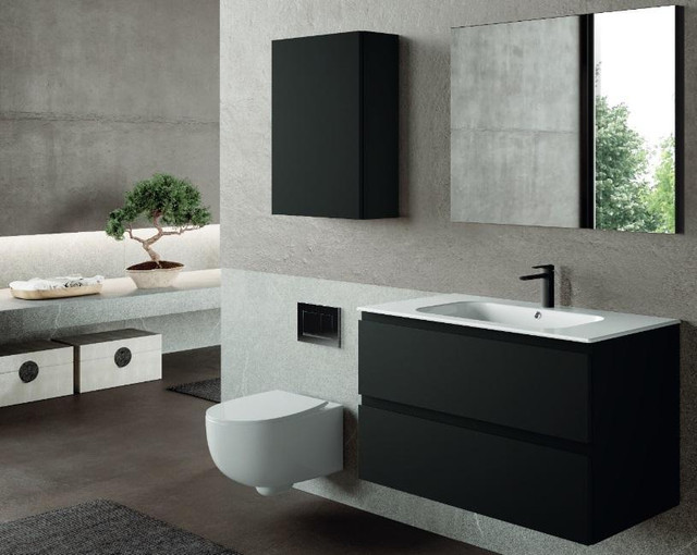 Azzurra - Kubik Vanity Series 24, 32, 36 & 48 inch in 6 Colors ( Matte and Glossy ) Make in Italy in Cabinets & Countertops - Image 3