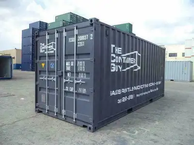 The Container Guy has you covered. All the containers are furniture grade, include tamper-proof lock...